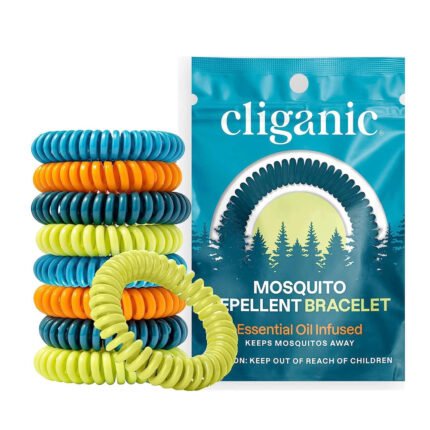 Cliganic 10 Pack Mosquito Repellent Bracelets